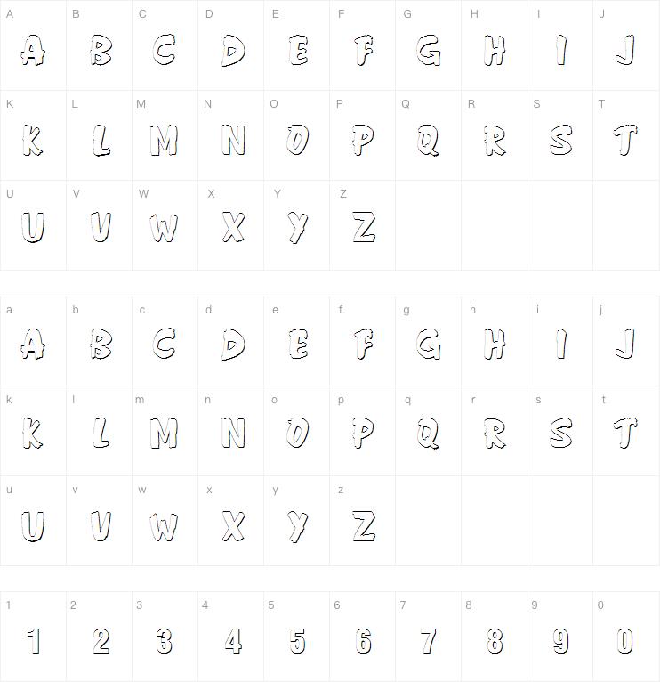 Anderson Fireball XL5字体