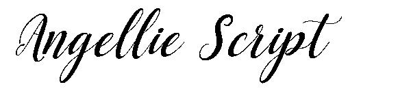 Angellie Script字体