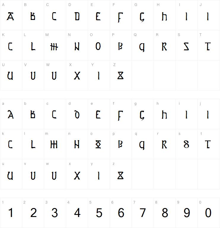 Anglo-Saxon Project字体
