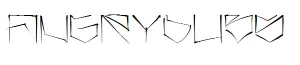 Angrydubs字体