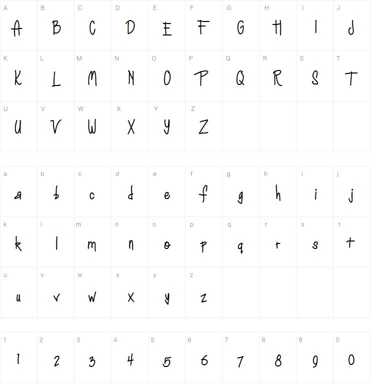 Ani Happy Days字体