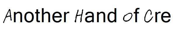 Another Hand Of Cre字体