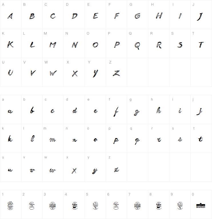 Another Wet Shabby字体