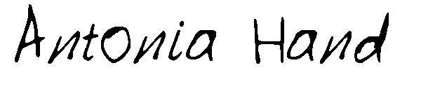 Antonia Hand字体