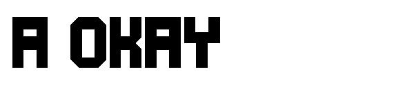A Okay字体