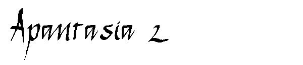 Apantasia 2字体