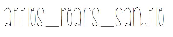 apples_pears_sample字体