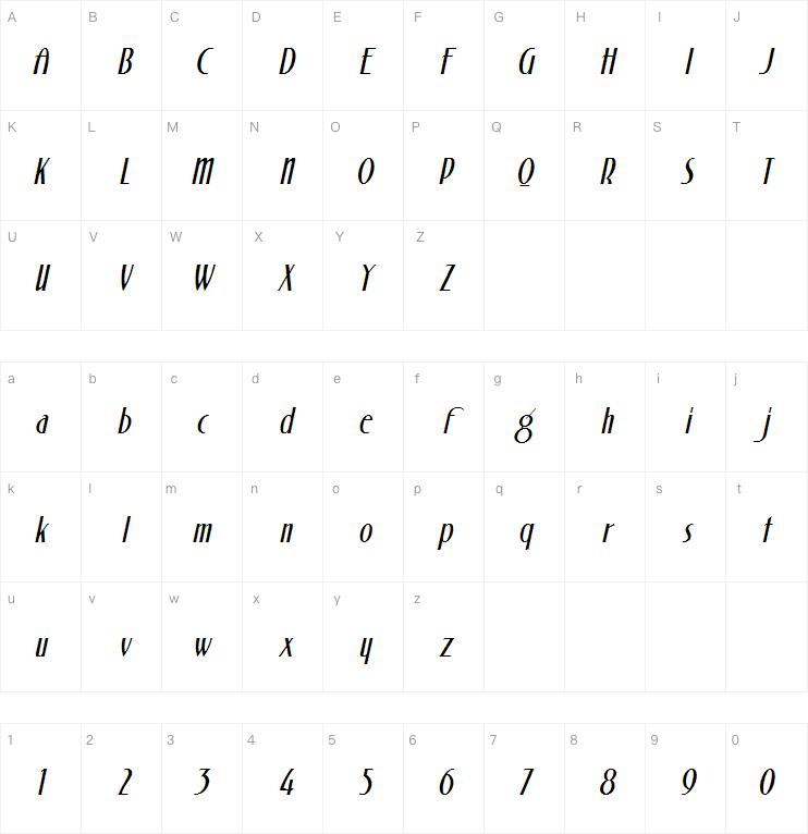 ARB44ChicagoModernAUG-35CAW01It字体