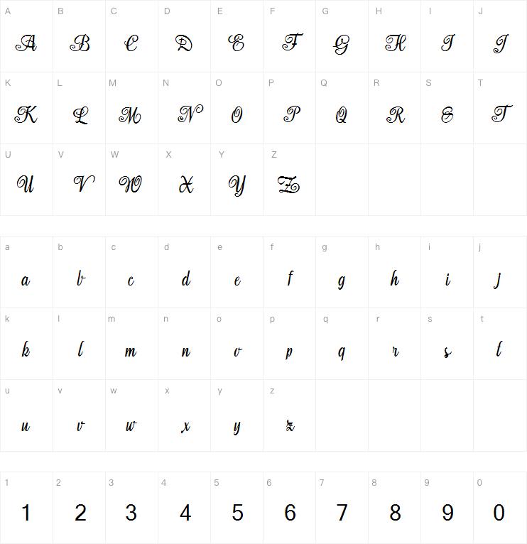 Aromabar Personal Use字体