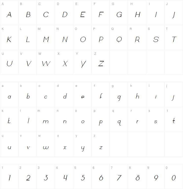 Arrivals and Departures字体