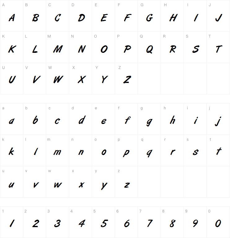 Art Brush字体
