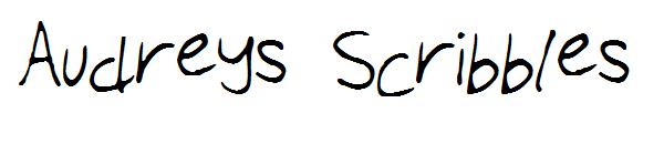 Audreys Scribbles字体