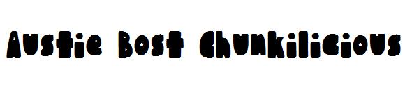 Austie Bost Chunkilicious字体