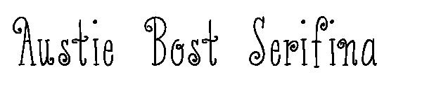 Austie Bost Serifina字体