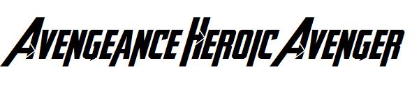 Avengeance Heroic Avenger字体