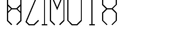 Azimuth字体