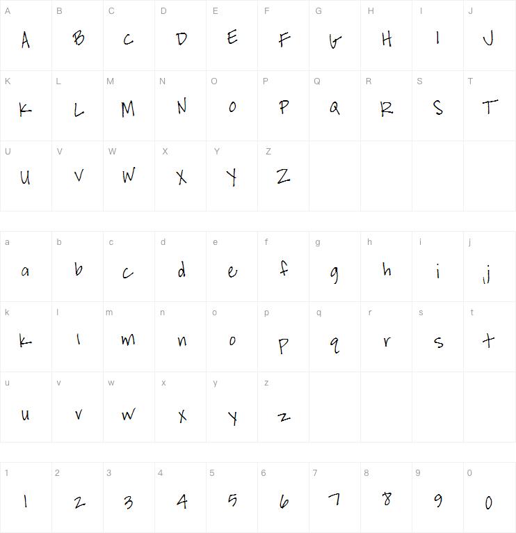 B-McE字体