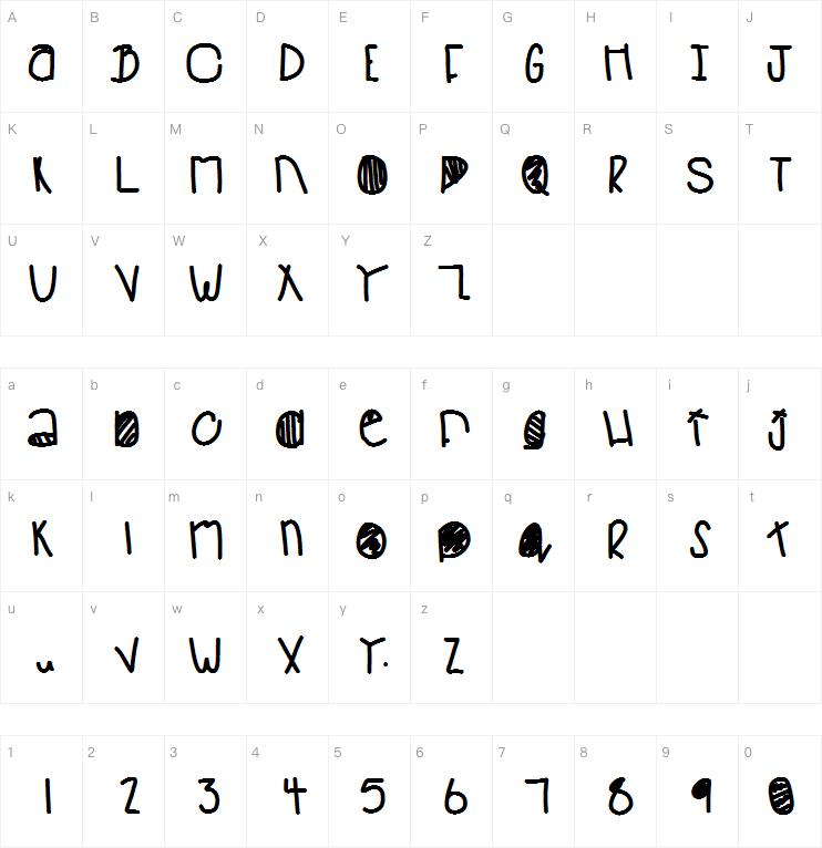 Baboo In Space字体