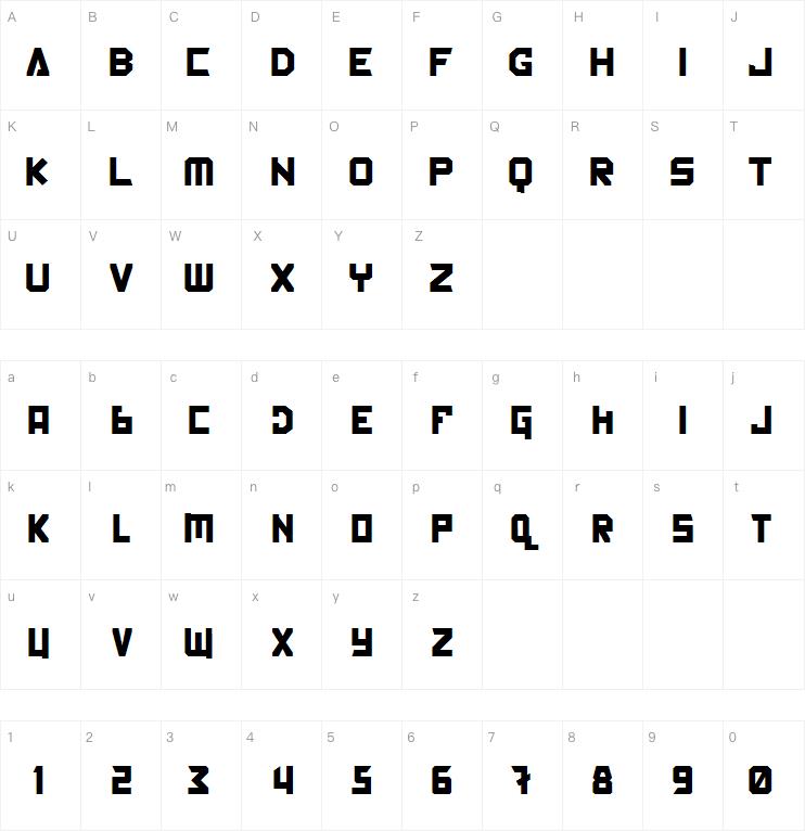 Back In The USSR DL字体