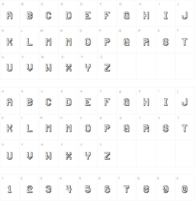 Back to 1982字体