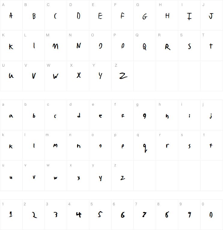 Bad Handwriting字体