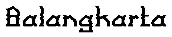 Balangkarta字体