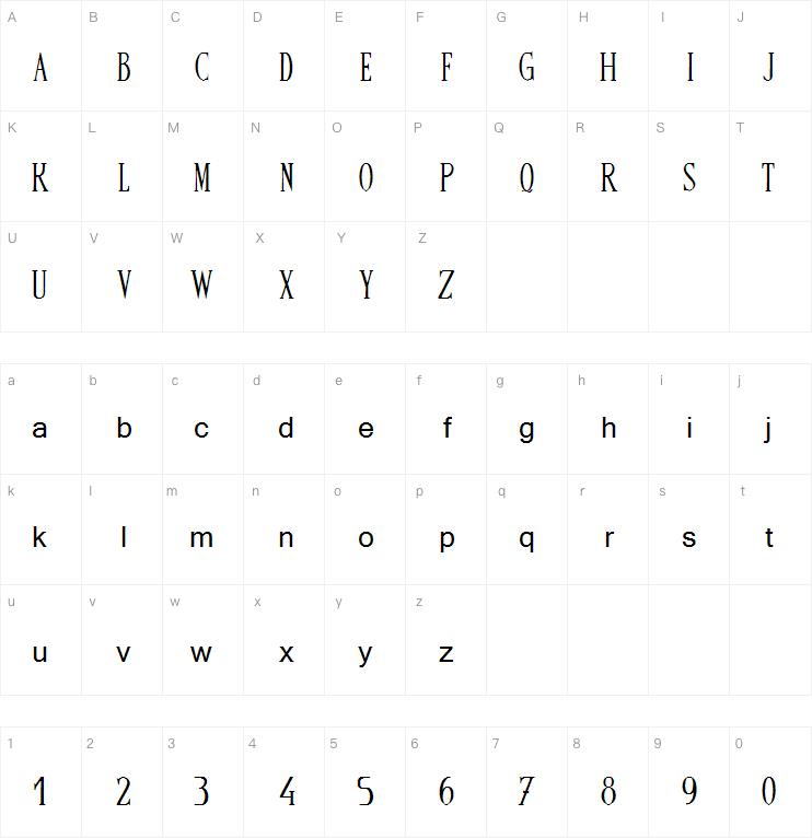 Band Of Reality字体