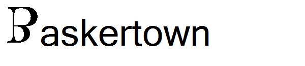 Baskertown字体