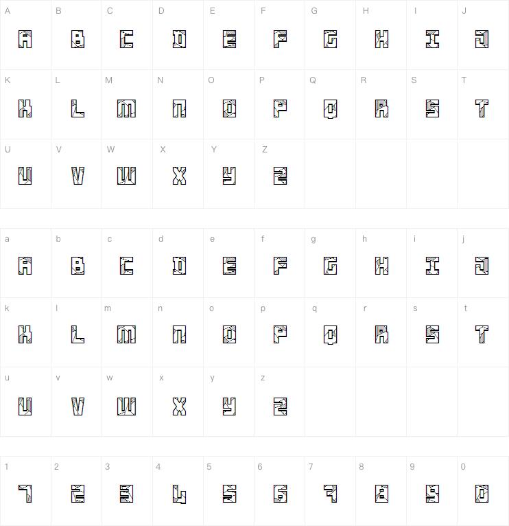 Basscrw字体