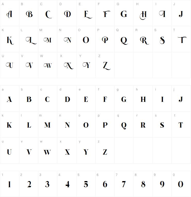 Beautiful Roses字体