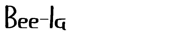 Bee-la字体