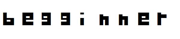 Begginner字体