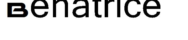 Behatrice字体