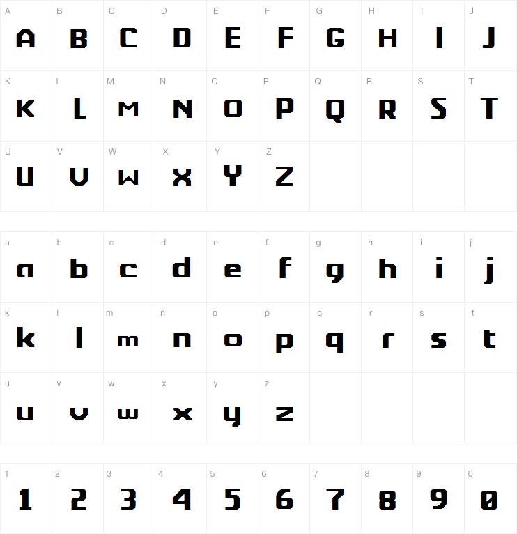 Berkelium Type字体