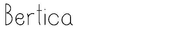 Bertica字体