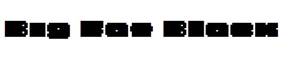 Big Fat Black字体