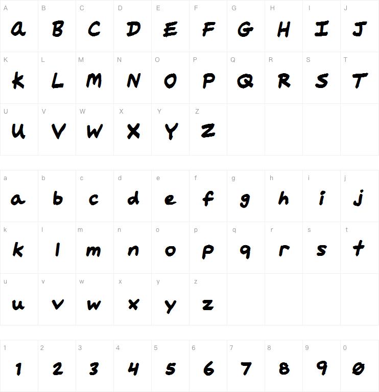 Big Fat Marker字体