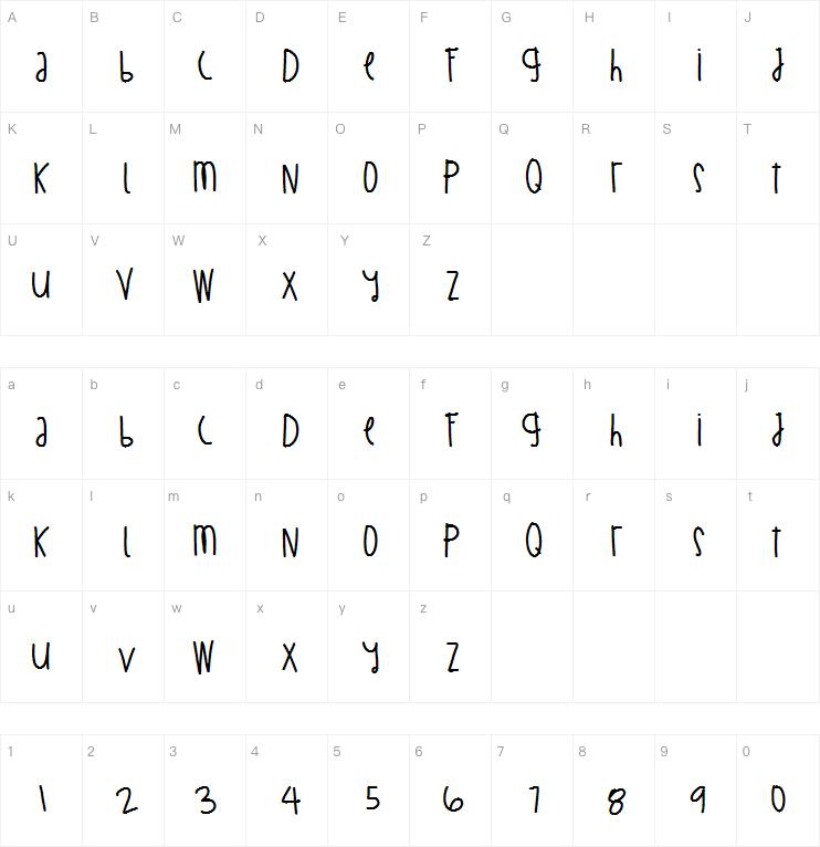 Billion Million I Wish字体