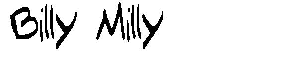 Billy Milly字体