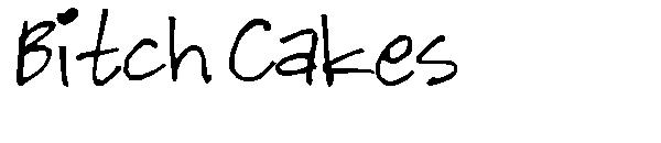 Bitch Cakes字体