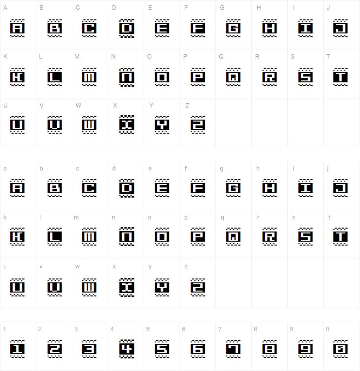 Bit Line 15字体