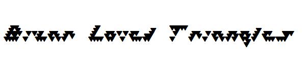 Bizar Loved Triangles字体