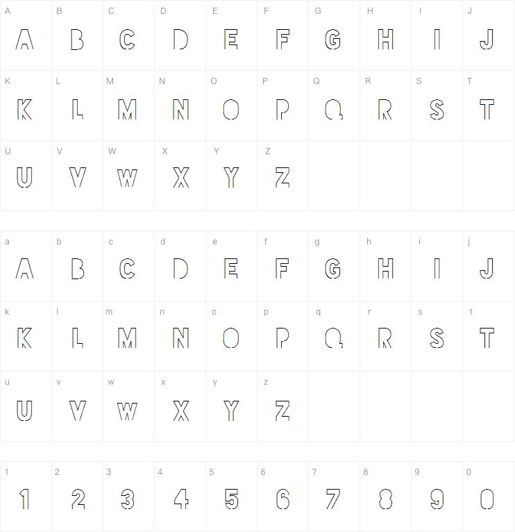 Blackout Sunrise字体