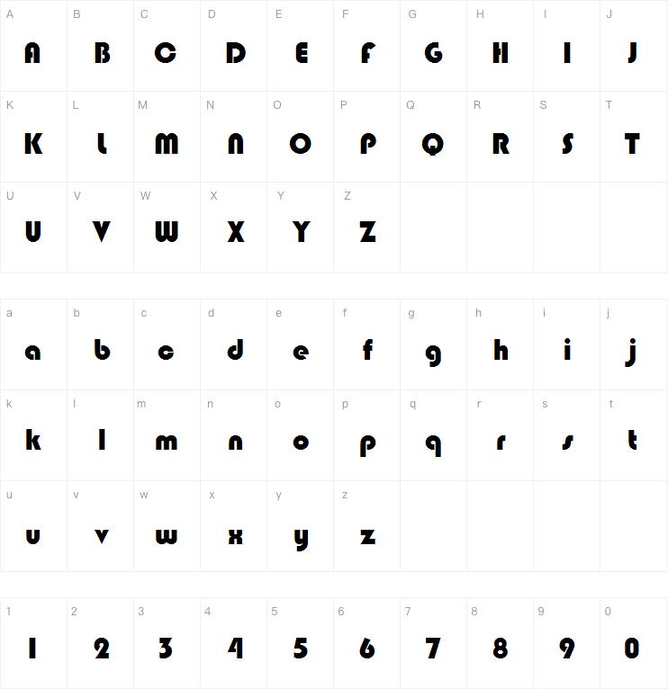 Blippo Black BT字体