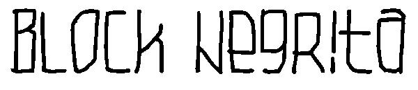 Block Negrita字体
