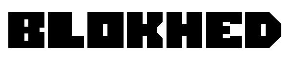 Blokhed字体