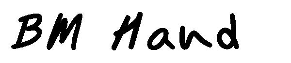 BM Hand字体