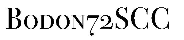 Bodon72SCC字体