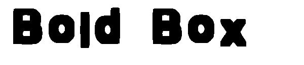 Bold Box字体