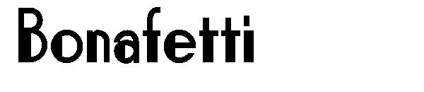 Bonafetti字体
